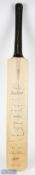 ICC World Cup Signed Cricket Bat, signed by Captains, with noted signatures of Ponting, Pollack,