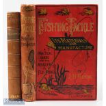 "Fishing Tackle, its Materials and Manufacture" by J H Keene, 1st edition in red cloth binding, with