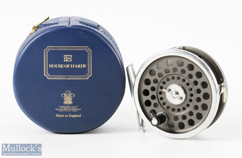Hardy Bros Marquis 5 alloy fly reel, 3" spool with 2-screw latch, rear tensioner, constant check,