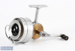 The Bowell Autoreel Spinning Reel alloy construction with brass winding plate, with automated