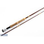 Hardy Jet 9' 2 Piece Glass Fibre Fly Rod line #6, light signs of use, otherwise good overall