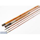Army & Navy Maker 105 Victoria, Westminster, London, split cane fly rod 11' 3pc with spare tip,