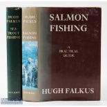Falkus, Hugh fishing books - one signed Salmon Fishing, A Practical Guide 1984 plus a signed copy of