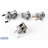 4x Small Multiplier Reels - Shakespeare Triumph 1958 model GE, Pfleuger Supreme 510, Fraser-Kilian