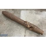 Norfolk Style Split Reed Eel Trap, well made in good condition length of 138cm