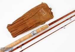 Aspindales of Redditch "The Aero" split cane float/trotting rod 10' 6" 2pc, 19" handle, alloy