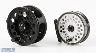 Hardy "The Viscount 130" alloy trout fly reel, 2-screw latch, rear tensioner, runs very well, zip