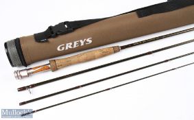 Grey's Alnwick XF2 Streamflex carbon fly rod nymphing 10' 4pc line 3#, double alloy uplocking reel