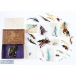 Quantity of Sea Trout Flies and Lures including some Hardy 'Kill Devils' in a Hardy box.