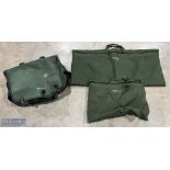 Wychwood Canvas Fishing Bags: to include a Salmon cool catch bag 95cm x 45cm, a smaller catch bag