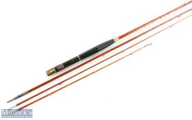 A rare Pritchard of New York greenheart trout fly rod 10' 3" 3pc with spare tip (19" short), 11"