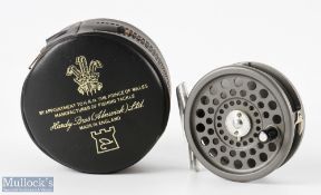 Hardy Bros Marquis 5 alloy fly reel, Made in England, 3" spool with 2-screw latch, rear tensioner,