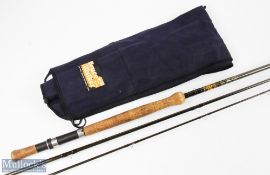 Bruce & Walker DT57 carbon fly rod 11' 3pc line 5/7#, alloy uplocking reel seat, lined butt ring,