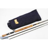 Bruce & Walker DT57 carbon fly rod 11' 3pc line 5/7#, alloy uplocking reel seat, lined butt ring,