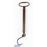 C Farlow London, salmon spring scales, 4-60lb in 4lb increments retaining original bronze finish,