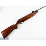 Hofmann Premier Model HW35 .22 air rifle with break barrel action, length 113cm overall with scope