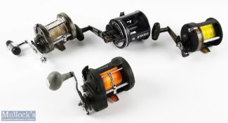 4x Shakespeare Multiplier Reels - Sigma 30, Fulmar 2921 355, Sea Wolf 2905 350 and Quarzlite 2927