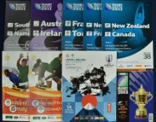RWC 2003, 2011, 2015, 2019 Rugby Programmes (9): Issues for Wales v NZ 2003; NZ v Canada & France,