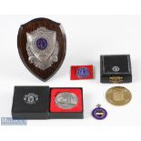 Hellenic Football League Shield and Badge 1957/58 season Division 1 Runners Up electroplate plaque