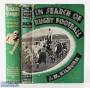 Pair of 1930s Rugby Nostalgia Volumes (2): Both with attractive pictorial d/wrappers, 'Rugger