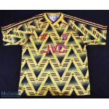 Arsenal 1991-93 Away Shirt Jersey Top Adidas 90s JVS, size 42-44 Adidas short sleeve shirt