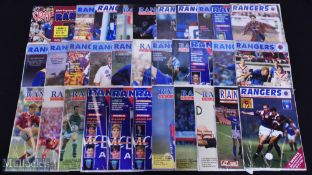 1984-1996 Rangers Football Programmes of league and cup matches G (#68)