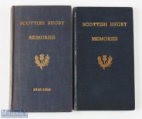 1934-50 Scottish Rugby Memories Bound Volumes (2): Well known and popular Forsyth's Ltd Bound