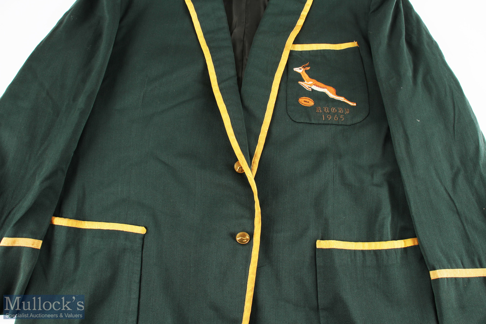 1965 Rare & Magnificent, Springbok Frik Du Preez' S African Blazer: What an opportunity! The - Image 2 of 2