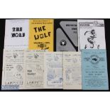 Selection of Wolverton Town FC home match programmes 1949/50 Willesden, 1954/55 Briggs Sports,