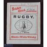 1919 S African Rugby Book: Super find, published in Johannesburg after WW1, CV Becker's blue