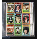 Folder containing 402 Topps Football Cards from the following sets 1974 (160), 1975 (242) most cards