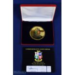 2001 Lions Tour to Australia Commemorative Medal: Supporting the Lions, limited edition No. 597 of