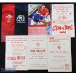 Wales Trials, etc & 'Phantom' Rugby Programmes (6): WRU Final Trials from 1949, 1951, 1962 & 1963,