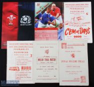 Wales Trials, etc & 'Phantom' Rugby Programmes (6): WRU Final Trials from 1949, 1951, 1962 & 1963,