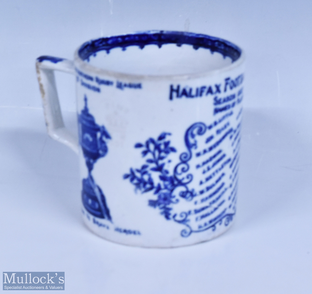 1902-03 Halifax Rugby Lge Ceramic Mug: 1st Div. Cup Winners Commemorative Mug, a good-looking item