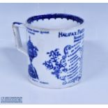 1902-03 Halifax Rugby Lge Ceramic Mug: 1st Div. Cup Winners Commemorative Mug, a good-looking item