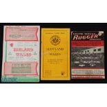 1949-51 Welsh Interest Programmes & Booklet (3): Popular picture-packed South Wales Rugger Souvenir,