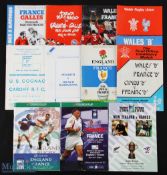 The French Connection Rugby Programmes etc (11): Lovely wide choice and possible bargain - France