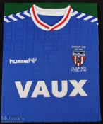 1990 Sunderland Replica Football Away Shirt, centenary 1890-1990 100 years in the football league,