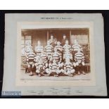 1910-11 New Brighton 'A' Rugby Team Photograph: Approx 16" x 14", slightly faded sepia,