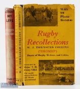 Famous Pair of Rugby Volumes (2): Both with dustwrappers, the first of which is in better