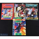 1986-89 Panini Football Sticker Albums, 4 full albums F/G (4)