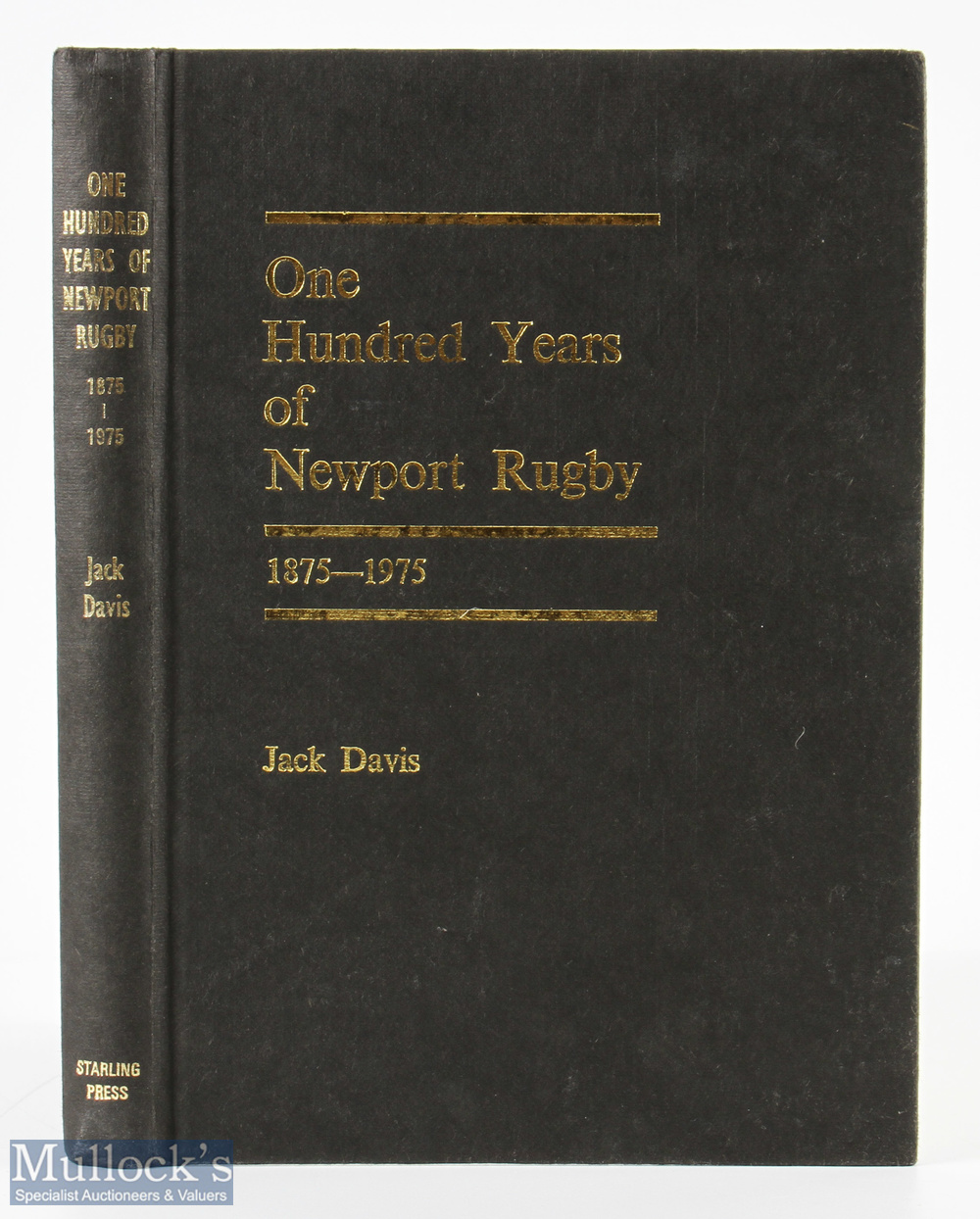 1974 Newport RFC Centenary History: Jack Davis' admired and detailed 284pp hardback 1974 first