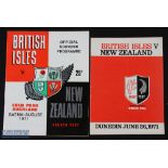 1971 British & I Lions Rugby Test Programmes (2): First and Fourth test v NZ on the Lions' only