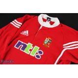 2001 British & I Lions to Australia Replica Rugby Jersey: Made by Adidas, size M