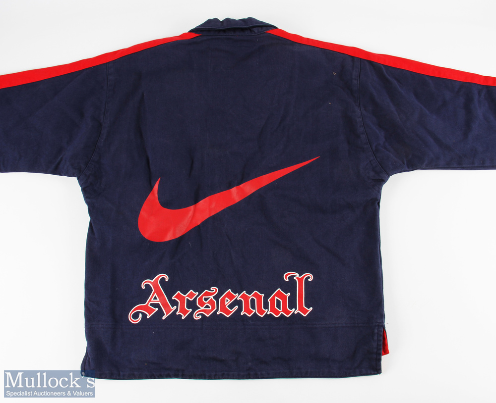 1994-95 Arsenal Training Football Club Drill Top Jersey Nike size L, 100% cotton G - Image 2 of 2