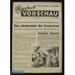 1954 Germany v England international amateur match programme at Dortmund 1st January 1954, large 4