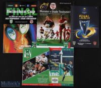 Heineken European Cup Final Rugby Programmes (5): Fine selection from the tournament that grew and