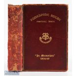 Rare 'In Memoriam' Yorkshire RU WW1 Tribute Vol: Highly coveted and respected, the maroon-bound