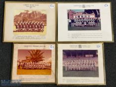 Framed Cardiff RFC Teams inc Centenary Season (4): From the club via ex-Lion, Wales Cap & Team